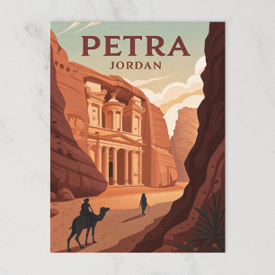 Petra, Jordanien Vykort