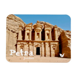 Petra-kloster i Jordanmagnet av Velvet Escape Magnet