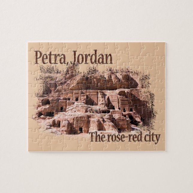 Petra: Ro Red City Pussel (Horisontell)