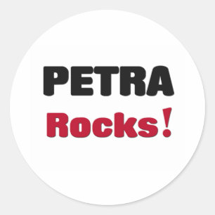 Petra Sten Runt Klistermärke
