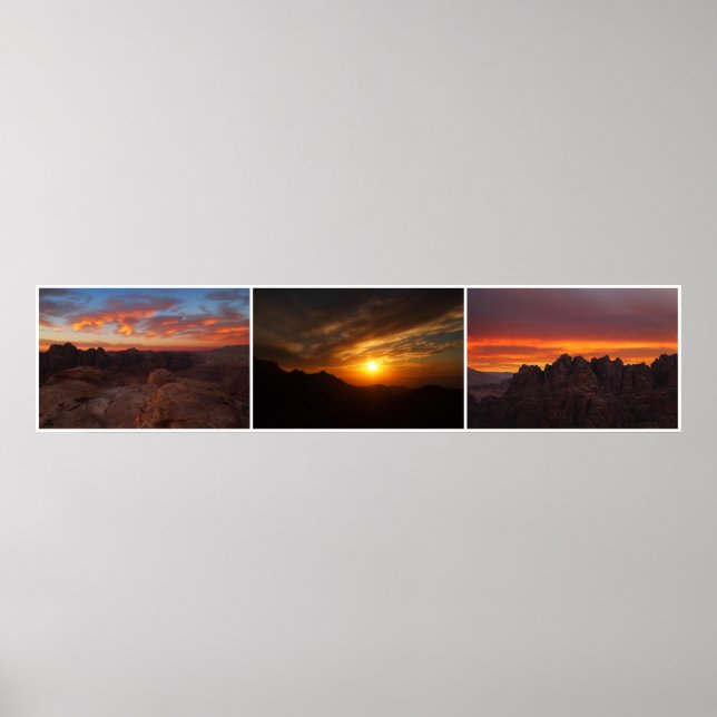 Petra Sunsets Poster (Framsidan)
