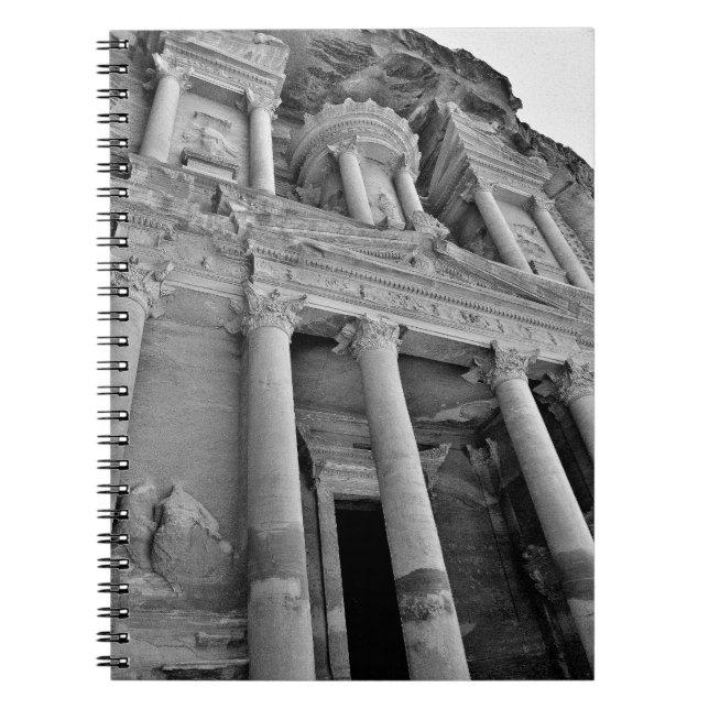 Petra Treasury Byggnads Anteckningsbok (Framsidan)