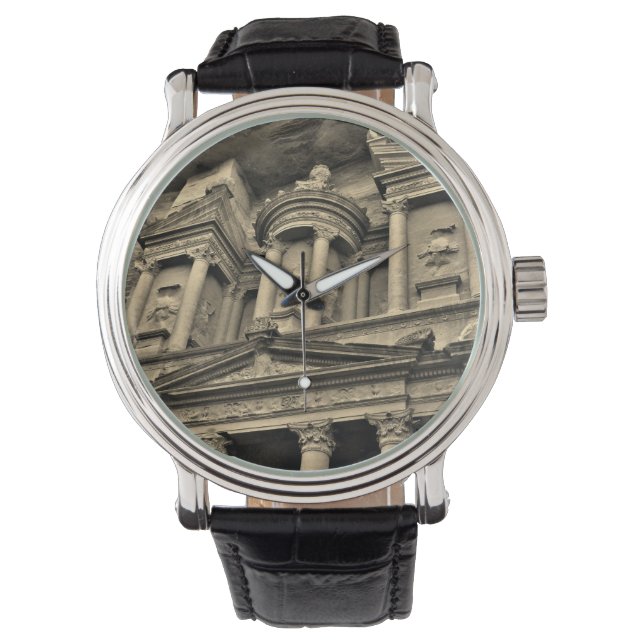 Petra Treasury Byggnads Armbandsur (Framsida)