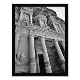 Petra Treasury Byggnads Fototryck