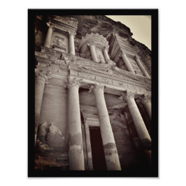 Petra Treasury Byggnads Fototryck