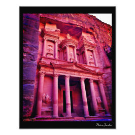 Petra Treasury Photo Print Fototryck
