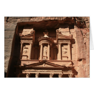 petra Treasury sol Hälsningskort