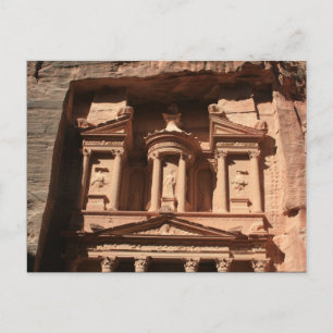 petra Treasury sten Vykort