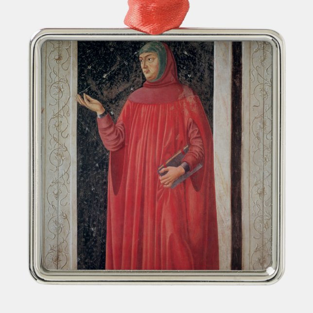 Petrarch   från den villaCarducci serien Julgransprydnad Metall (Framsidan)