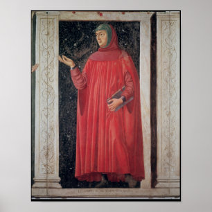 Petrarch från Villa Carducci-serien Poster