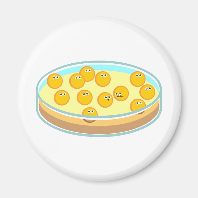 Petri Dish MRSA Magnet (Framsidan)