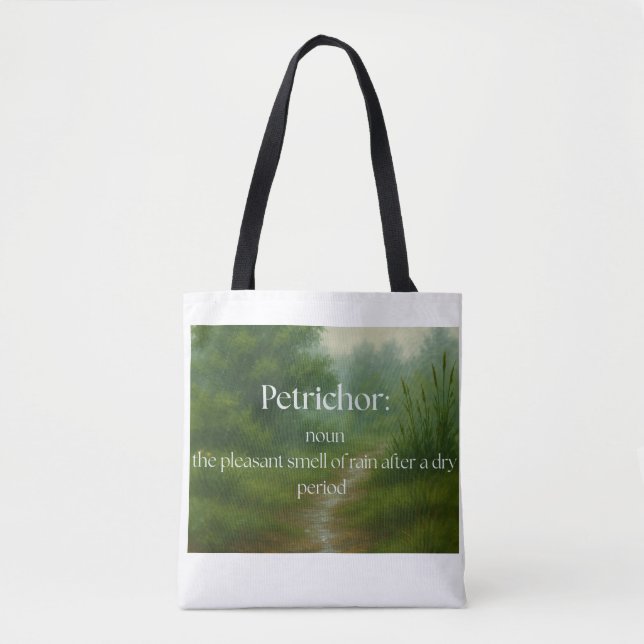 Petrichor: Lukten av regn Tygkasse (Framsida)