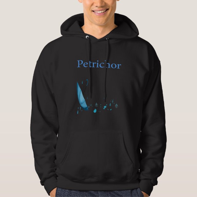 Petrichor Smell som ofta medföljer riskornet Hoodie (Framsida)