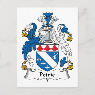 Petrie Family Crest Vykort