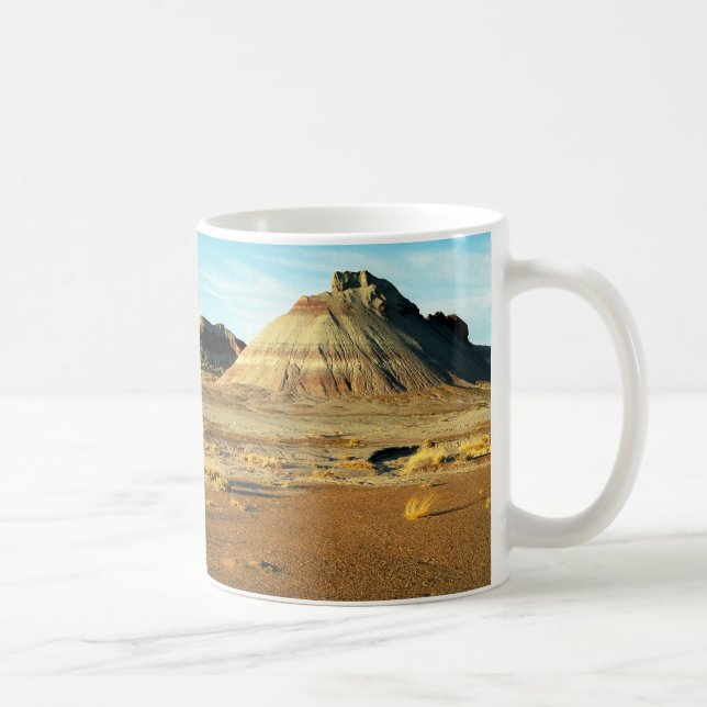 Petrified Forest Desert Arizona Ligcape Photo Kaffemugg (Höger)