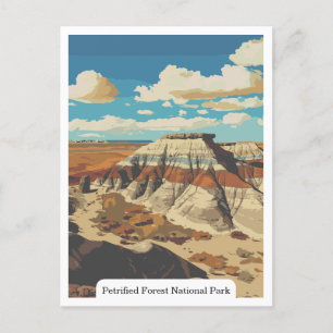 Petrified Forest National Park, Arizona USA Vykort