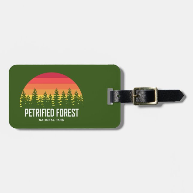 Petrified Forest National Park Bagagebricka (Horisontell Framsida)
