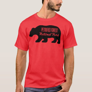 Petrified Forest National Park Bear Black T Shirt