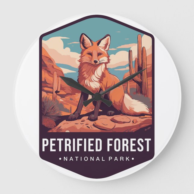PETRIFIED FOREST NATIONAL PARK CLOCK 2025 STOR KLOCKA (Framsida)