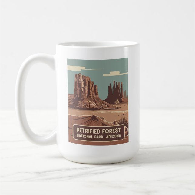 Petrified Forest National Park Kaffemugg (Vänster)