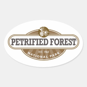 Petrified Forest National Park Ovalt Klistermärke