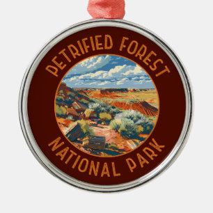 Petrified Forest National Park Retro Distress Julgransprydnad Metall