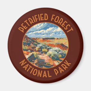Petrified Forest National Park Retro Distress Magnet