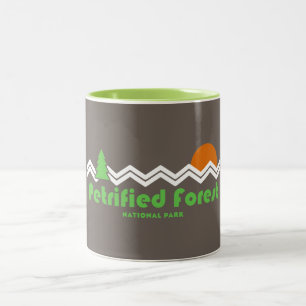 Petrified Forest National Park Retro Två-Tonad Mugg