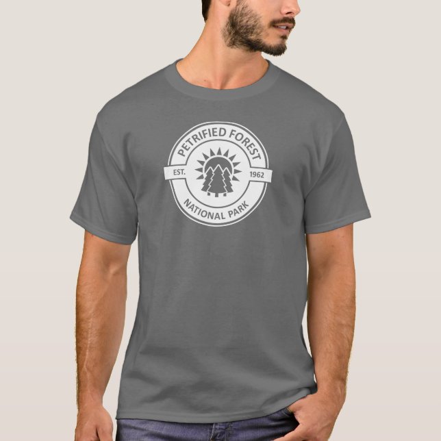 Petrified Forest National Park Sol Träd T Shirt (Framsida)