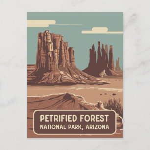 Petrified Forest National Park Vykort