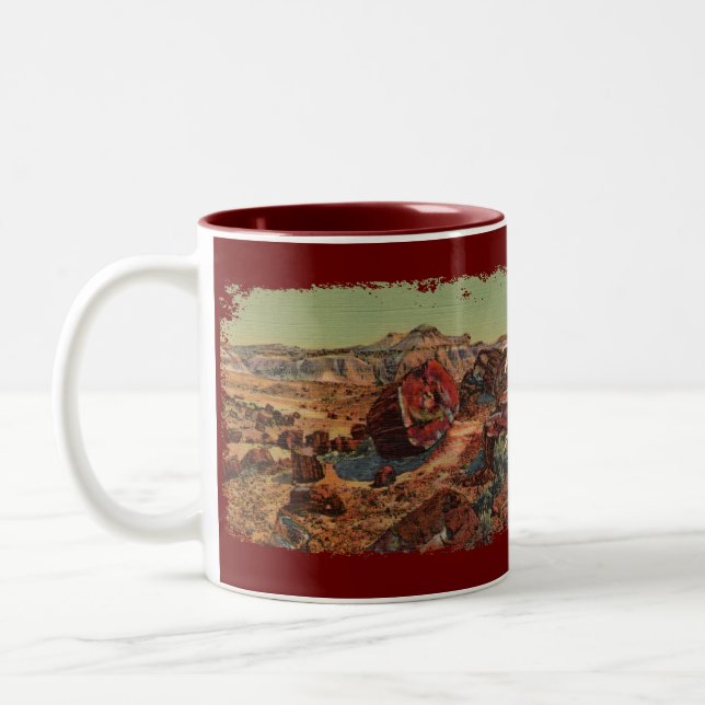Petrified Forest Paated Coffee Mugg (Vänster)