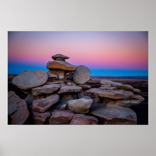 Petrified Forest Sunset Poster (Framsidan)