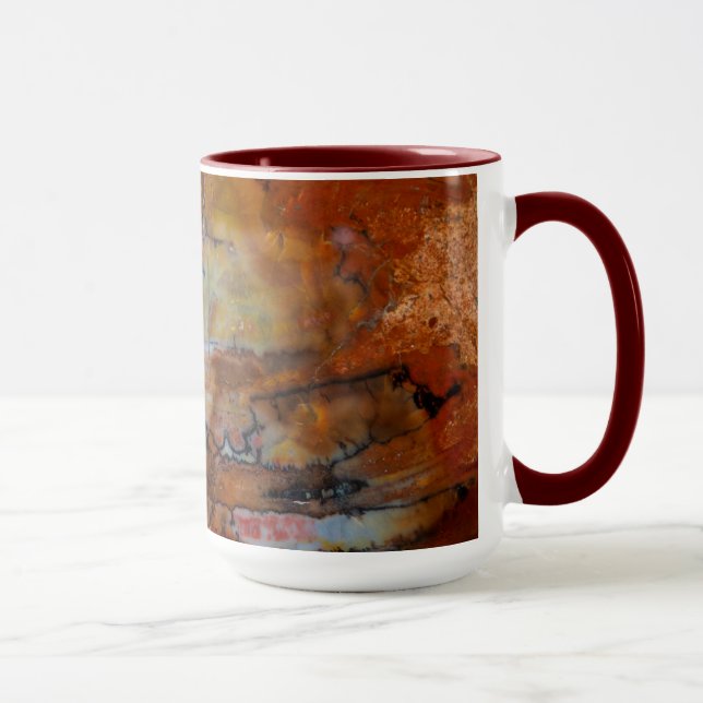 Petrified Wood Brown Mugg (Höger)