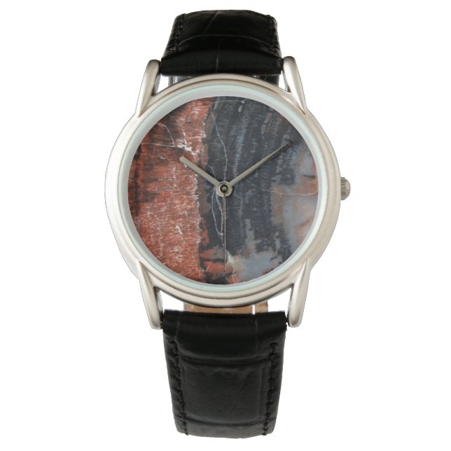 Petrified Wood Watch Armbandsur (Framsida)