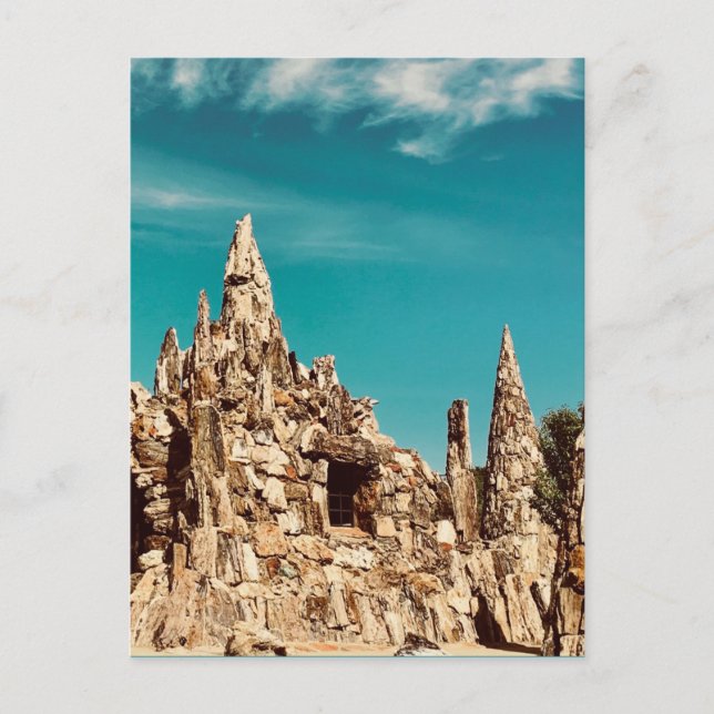 petrifierad träpark vykort (Framsida)