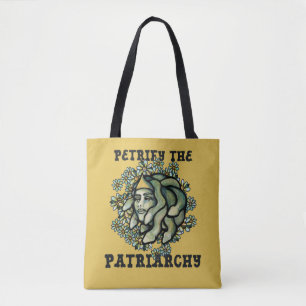 Petrify the Patriarchy Medusa Gorgon Tygkasse