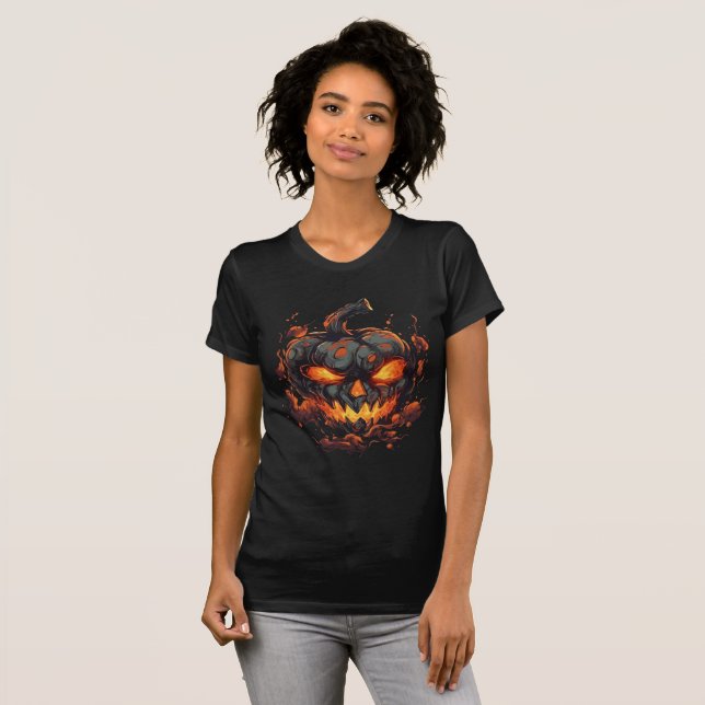 Petrifying Pumpkin T Shirt (Hel framsida)