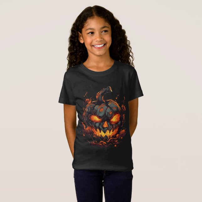 Petrifying Pumpkin T Shirt (Hel framsida)