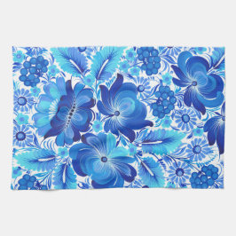 Petrikivka Ukrainian traditional folk art.  Kökshandduk