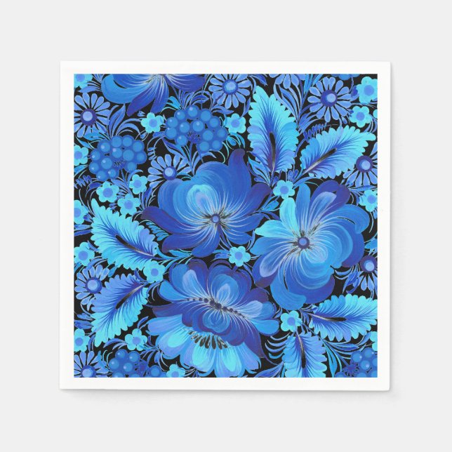 Petrikivka Ukrainian traditional folk art Pappersservett (Framsidan)