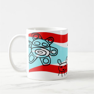 Petroglifos Taínos Kaffemugg