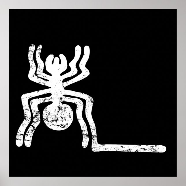petroglycnamn på den gamla jdol-symbolen för spide poster (Framsidan)