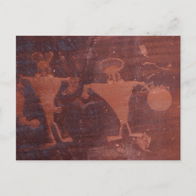 Petroglyf i Moab, Utah Vykort (Framsida)