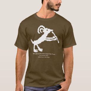 Petroglyf, Mountain Goat Flute Player T-Shirt