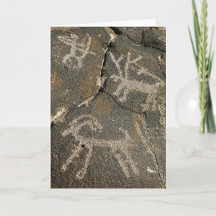 Petroglyf Notecard Kort