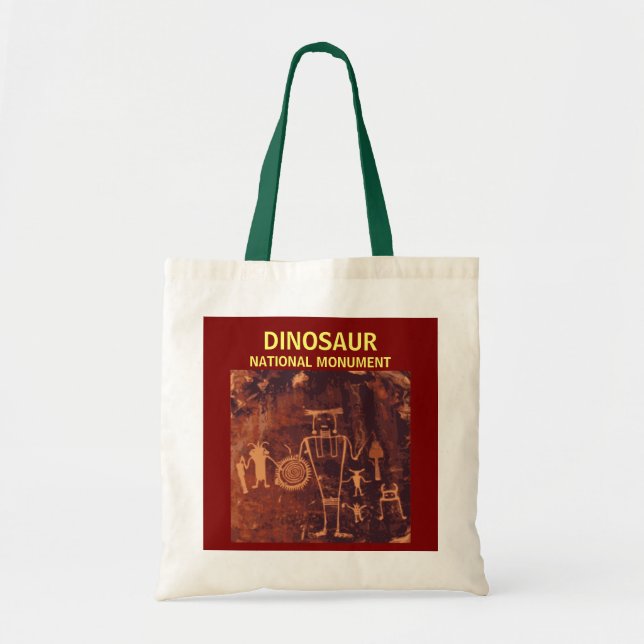 Petroglyph at Dinosaur National Monument Tote Bag Tygkasse (Framsidan)