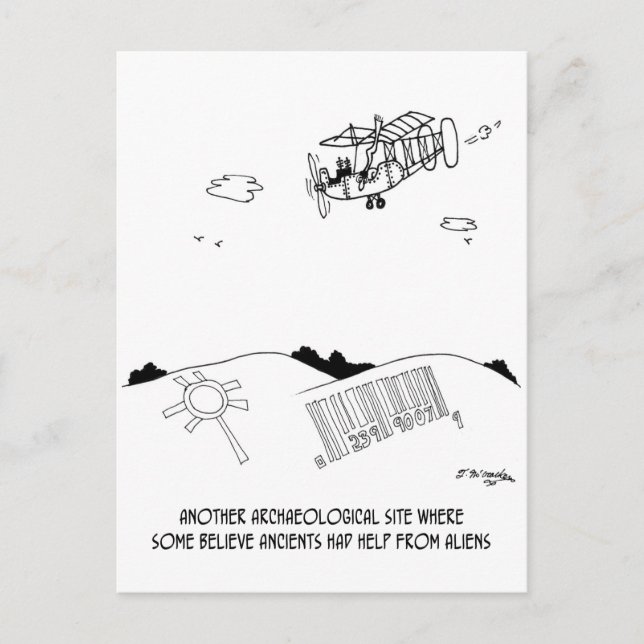 Petroglyph Barcode Vykort (Framsida)