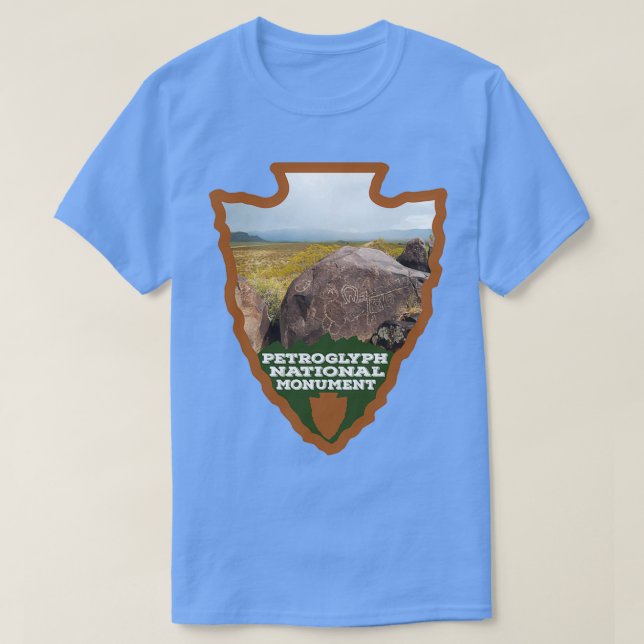 Petroglyph National Monument-pilhuvud T Shirt (Design framsida)