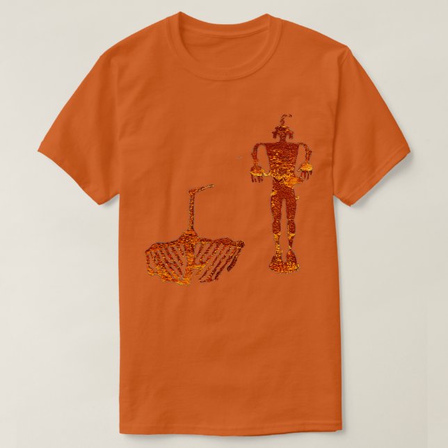 Petroglyph Sten Art T Shirt (Design framsida)