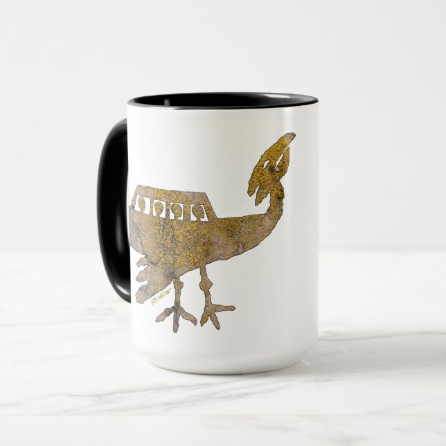 petroglyph UFO Talking Canyons, New mexico Mugg (Framsida vänster)